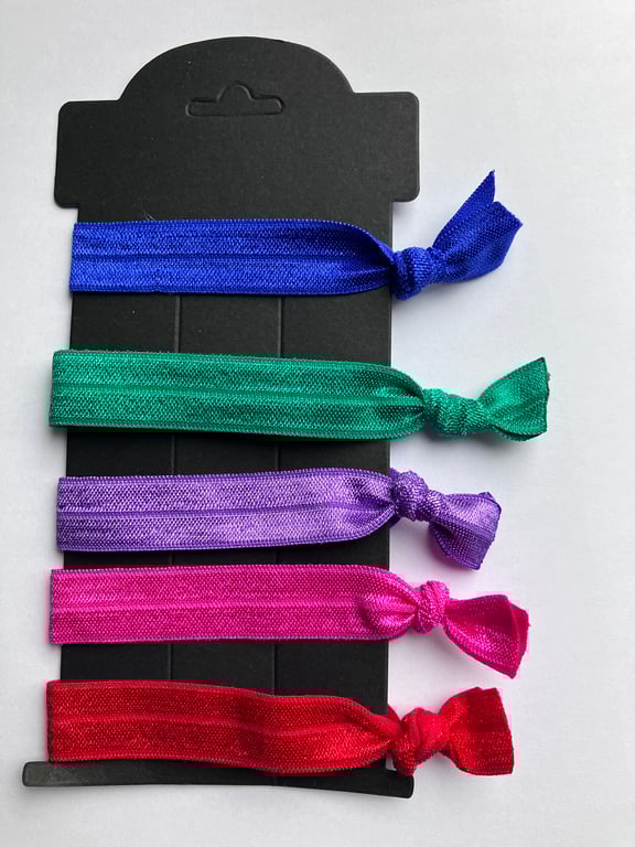 Elasticated Ribbon Hair Ties