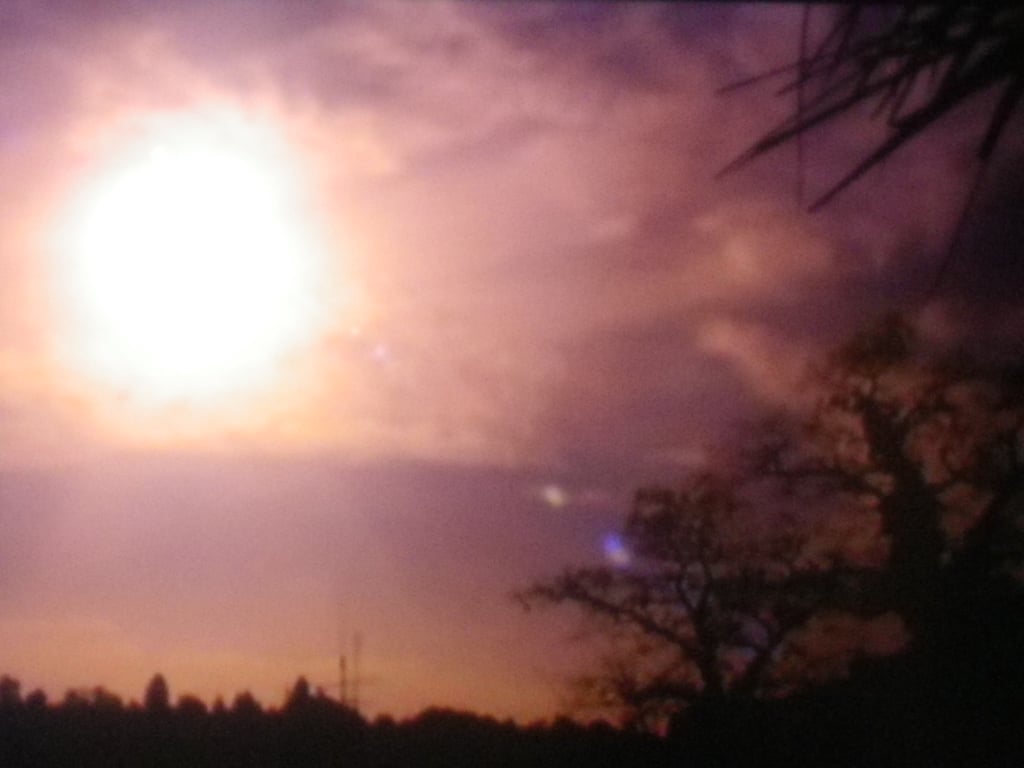 Soft Sunset....A4 unfamed, mounted, free hook & easel.Ref 2440 free shippng