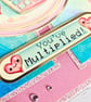 New Baby Girl Card With Verse - "You've Multiplied" Card For A Newborn Girl - Image 3
