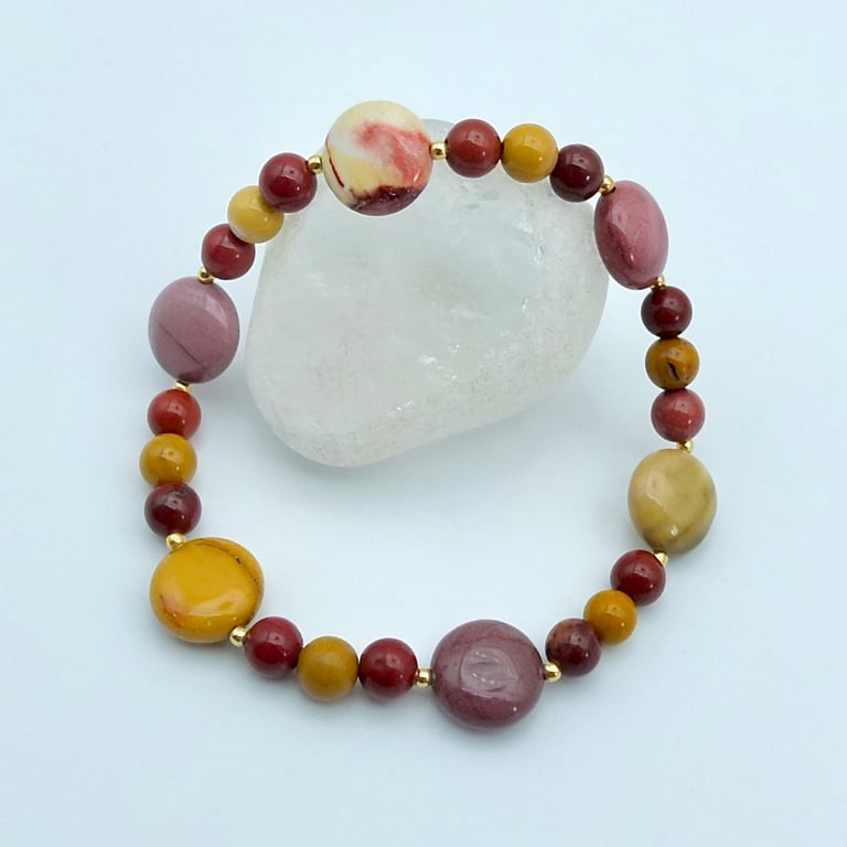 Mookaite Bracelet, Birthday Present, Anniversary, Jewellery Gifts For Her
