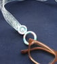 Dorset Button Reading Glasses Holder, Pastel Blue - Image 3