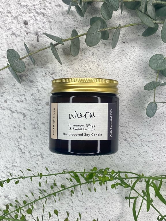 Warm Soy Wax Aromatherapy Candle, essential oils