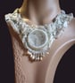 Lace and Crystal Necklace - Image 1