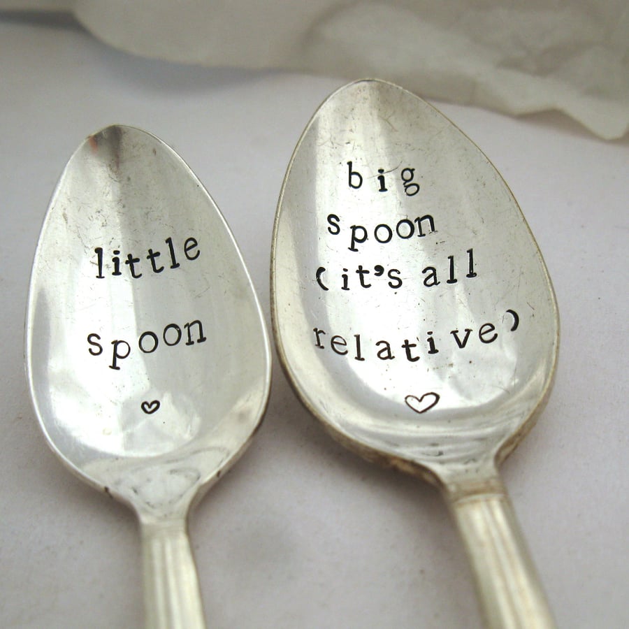 Relatively Big Spoon and Little Spoon, Actually They Are Both Quite Small