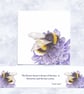 Bumble Bee Greetings Card and Bookmark - Image 3