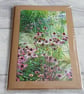 Flower Border Photo Greetings Card - Image 2