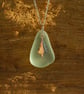 Christmas tree beach glass pendant - Image 2