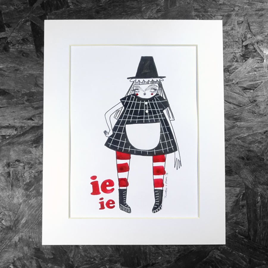 Welsh Lady- IeIe- Original Artwork by Twinkle & Gloom