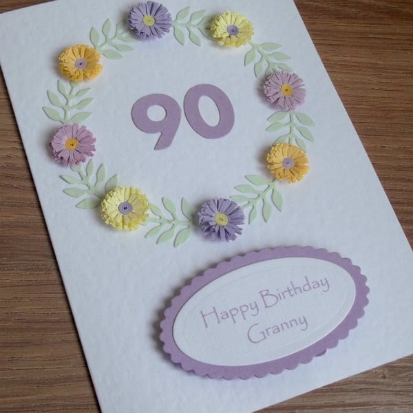 90th birthday card - can be for any age!