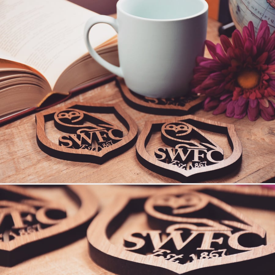 Individual Sheffield Wednesday Badge Coaster