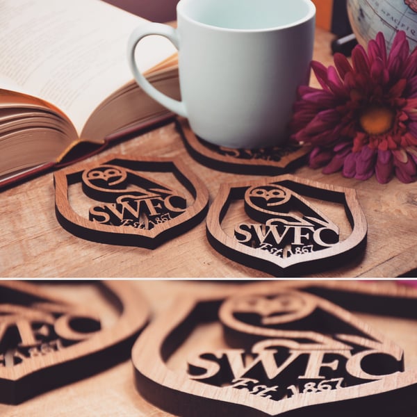 Individual Sheffield Wednesday Badge Coaster