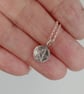 Pentacle pentagram charm necklace sterling silver  - Image 2