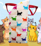 Cats Double Sided Unique Cotton 