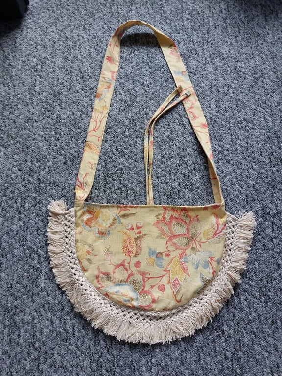 Boho style festival cross body bag 