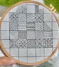 Blackwork Cross Stitch Chart: Geometric Embroidery Design (PDF Download) - Image 4