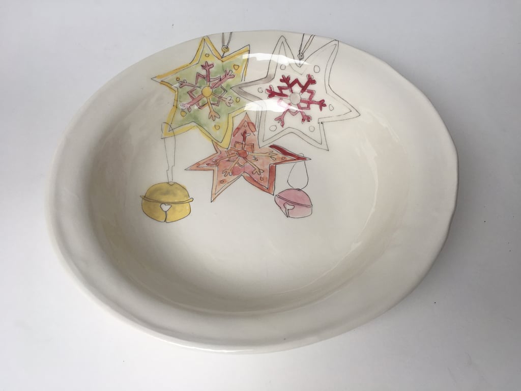 Extra Large Christmas Decorations Dish