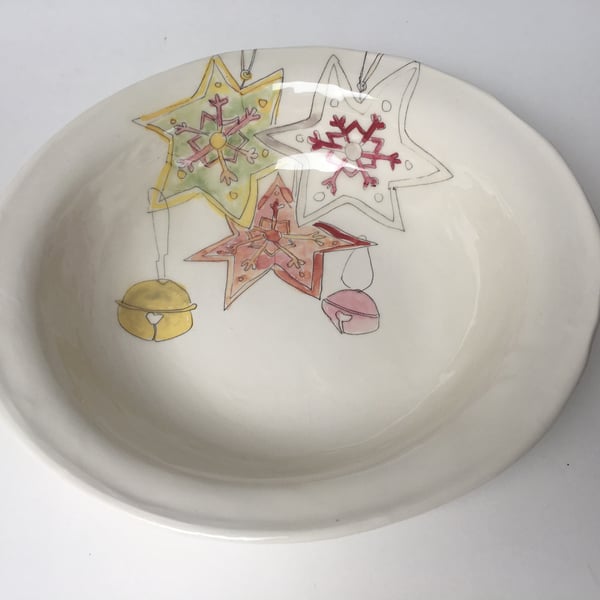 Extra Large Christmas Decorations Dish