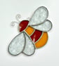 Stained Glass Bee Suncatcher  - Handmade Hanging Decoration  - Image 7