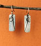 Wild Flowers - Designer Silver Earrings - Handmade Artisan Dangle Earrings - Image 2