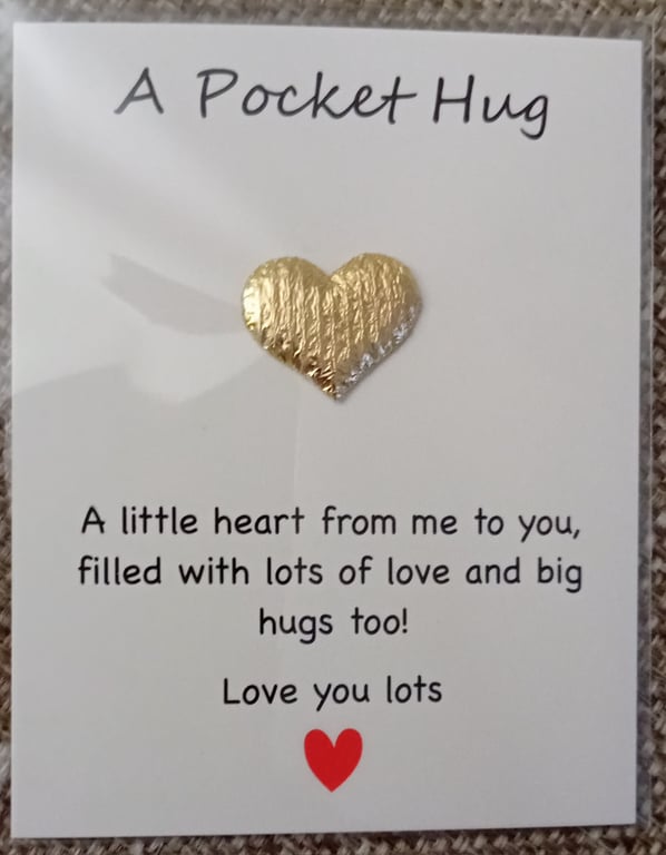 Pocket hug heart