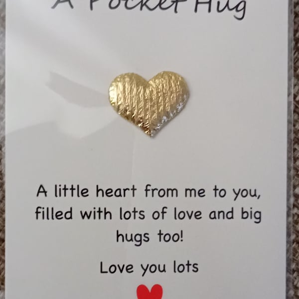 Pocket hug heart