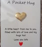 Pocket hug heart