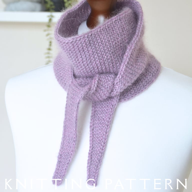 Scarf Knitting Pattern Harmony Scarf Printed Copy