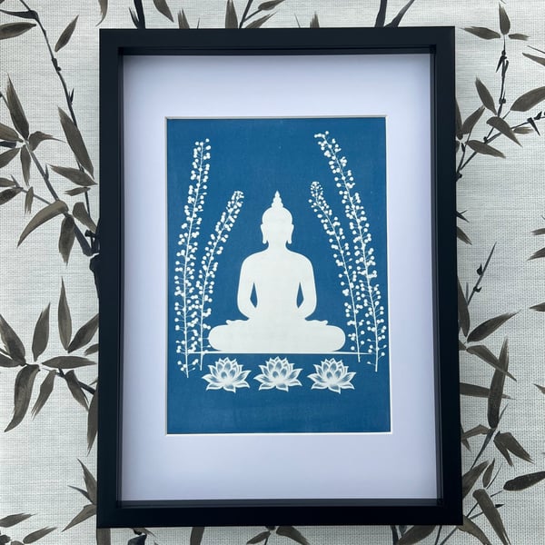 Buddha and Botanicals, Yoga space wall art
