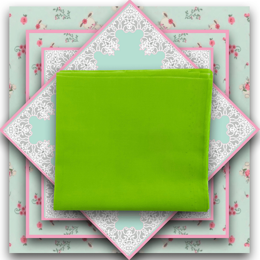 Sale Item - Plain Lime Green Fat Quarter