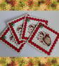 Hedgehog Christmas Cards Pack Of 4 - Image 6