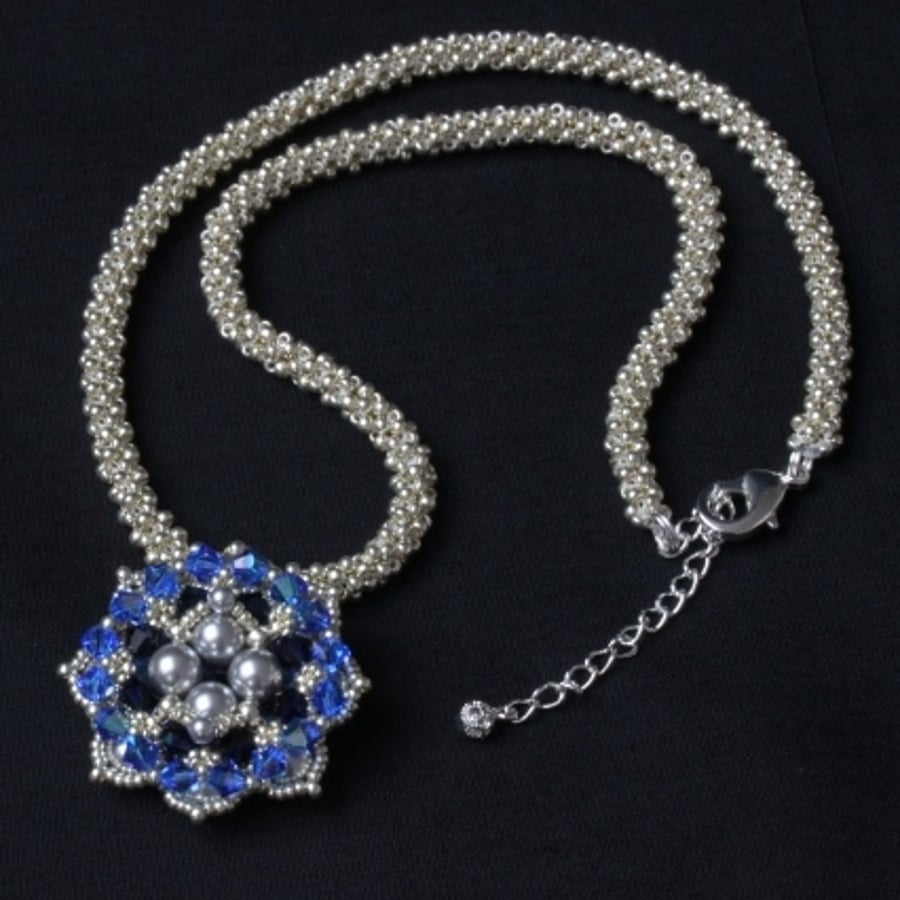 SALE: Silvery Blue Ninouk Pendant