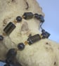 Smokey Quartz & Austrian Crystal Necklace - Image 2