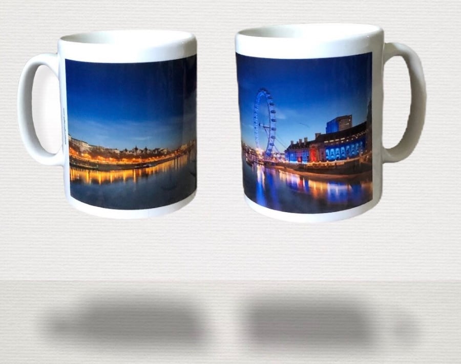 London Eye Photograph Mug. Photography mugs for christmas, birthdays