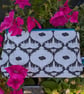 Quirky Butterfly Floral Illustration Zip Bag