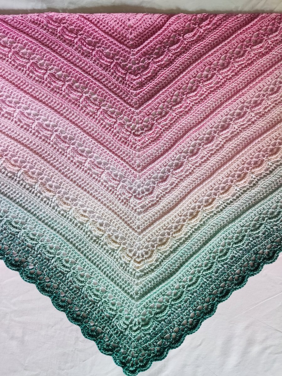 Crocheted Ombre Shawl