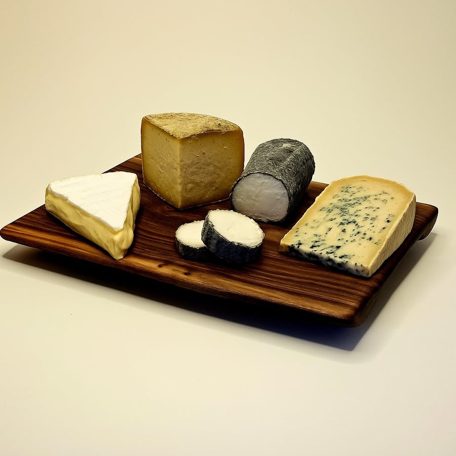 Serving, Cheese, Charcuterie Board - Live Edge Walnut - L30xW21.5xD1.8cm (LEW02)