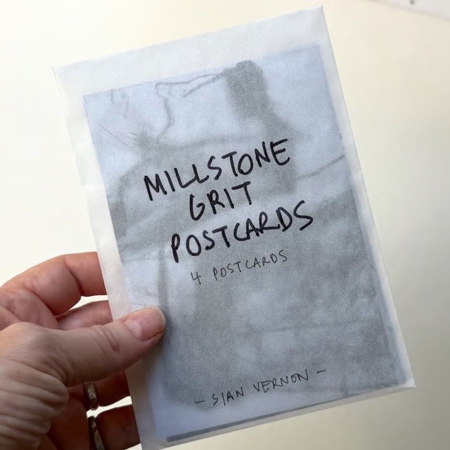 Peak District Postcards, set of 4 - Millstone Grit - Folksy