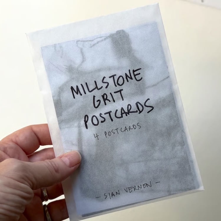 Peak District Postcards, set of 4 - Millstone Grit