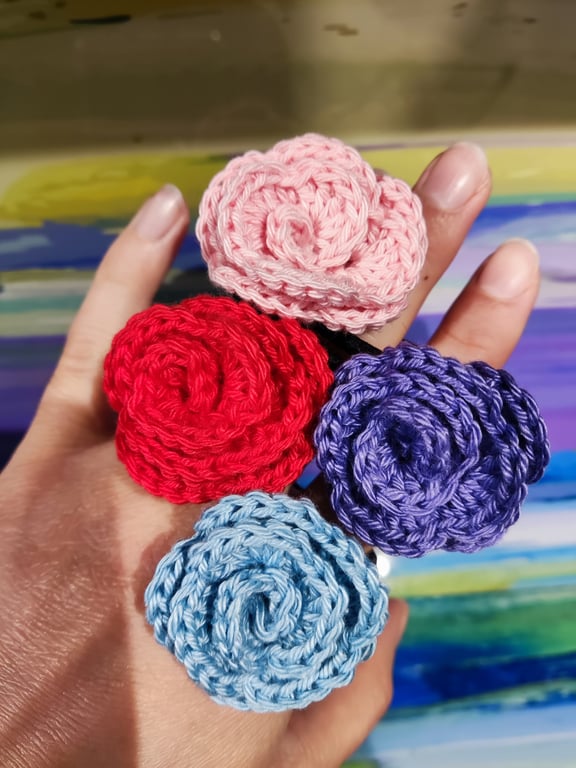Rose hair tie