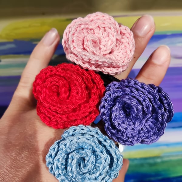Rose hair tie