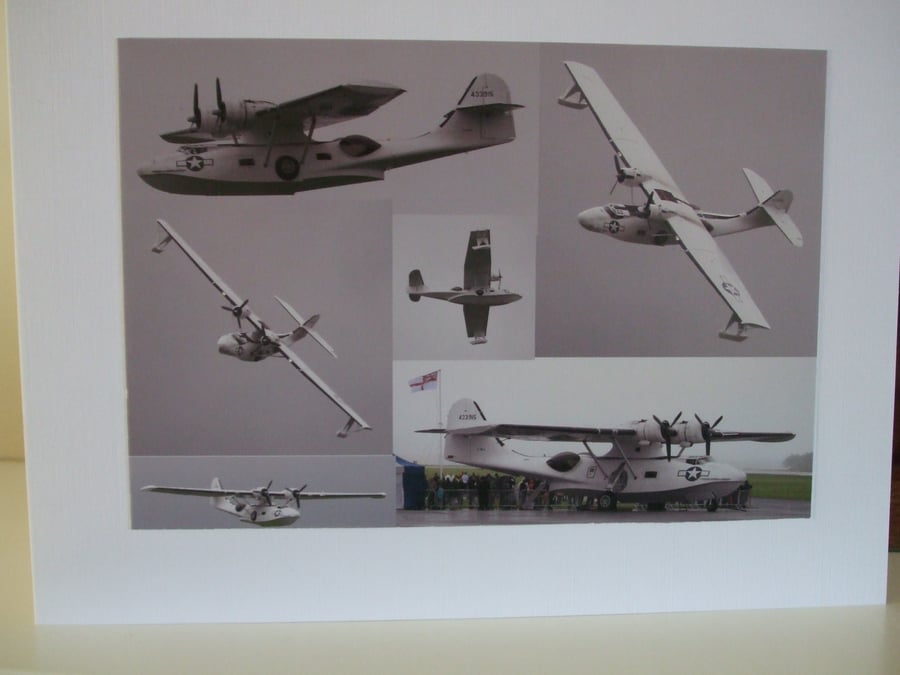 PBY Catalina amphibious aeroplane.