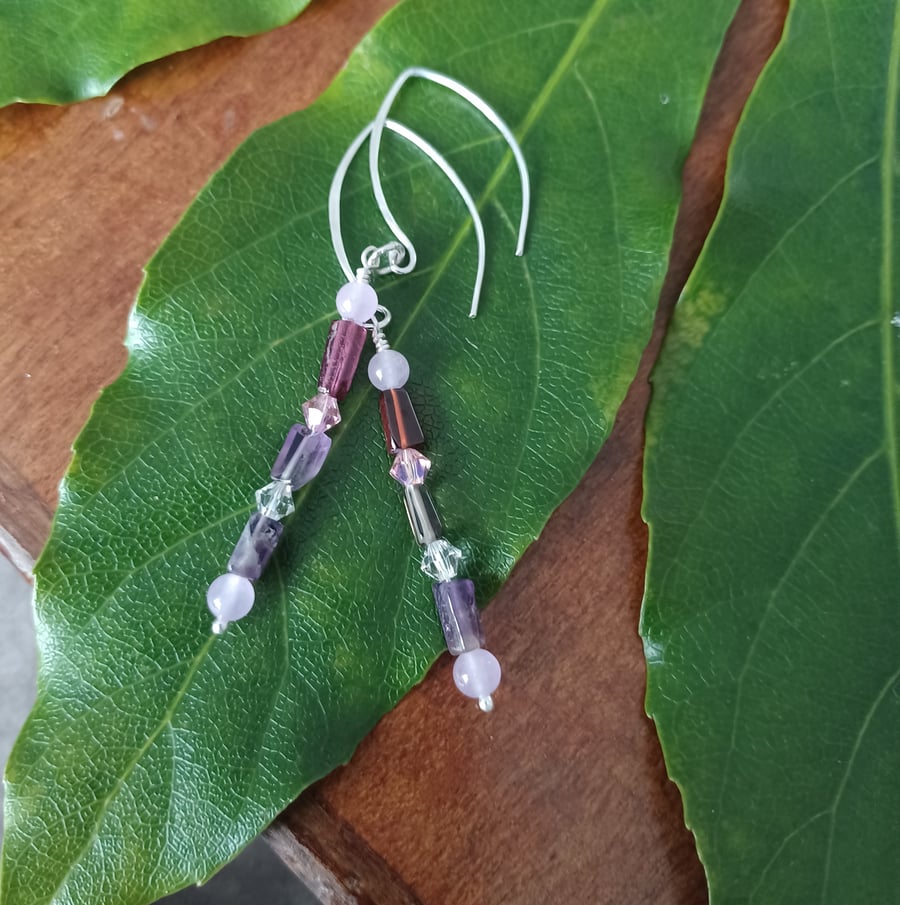 Purple and pink tubes