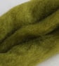 Carded Corriedale wool slivers selection - "green" letterbox pack - Image 5