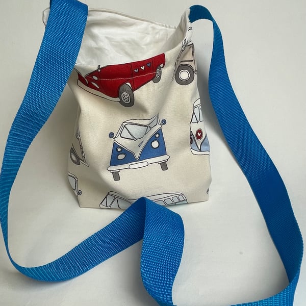 Peg Bag, Camper Van design. Over the shoulder or cross-body style
