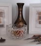 Oatmeal Speckle Bronze Grey & Natural Handstitched Geometric Small Art Pictures - Image 5