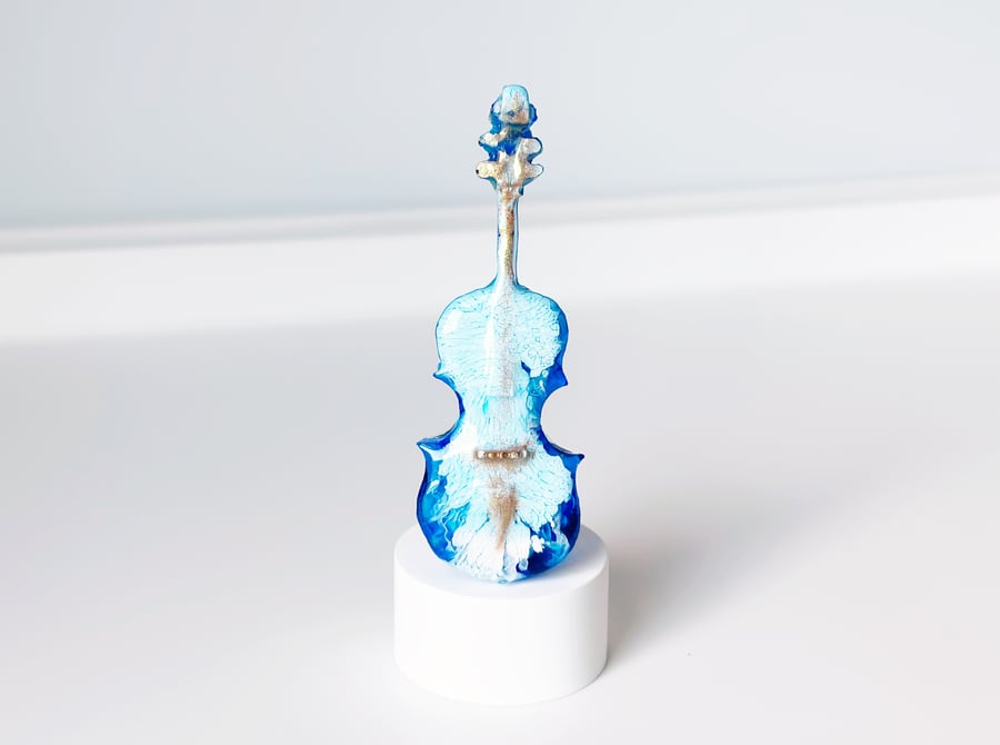 Cello brooch resin jewelry Violin pin Music teacher gift