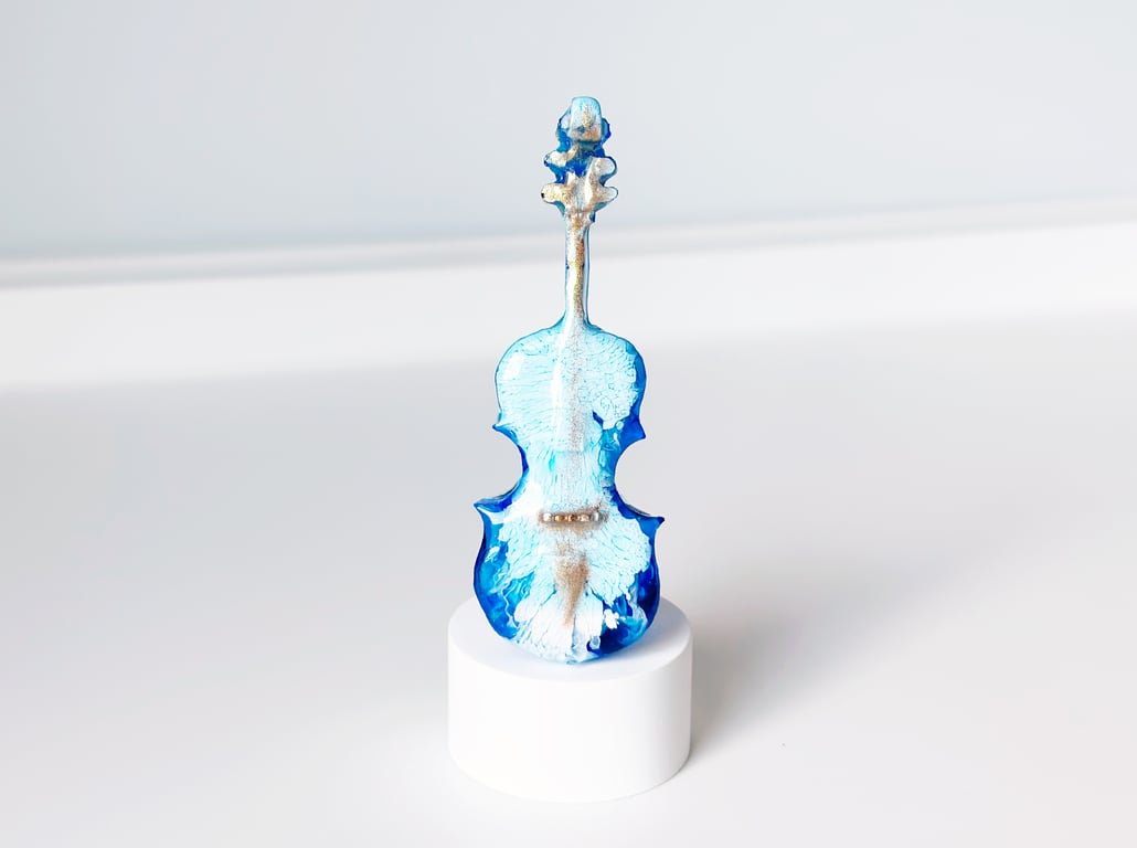 Cello brooch resin jewelry Violin pin Music teacher gift