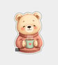 Funny Vinyl Sticker For Adults - Cute Teddy Bear