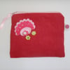    SALE  SALE  SALE    Little pink cord coin purse