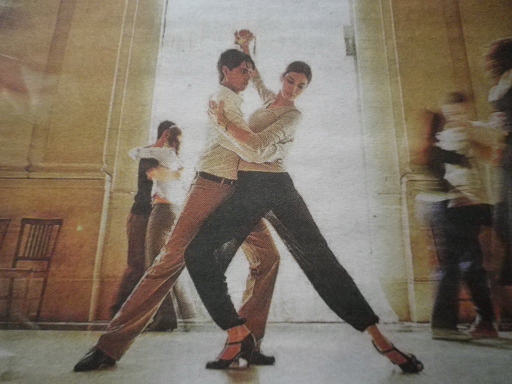  The Tango.A4 unframed , mounted,free hook & easel, free shipping Ref 2088